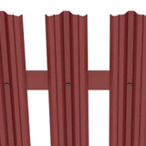Штакетник Twin 0.45 мм односторонний полимерный RAL 3011